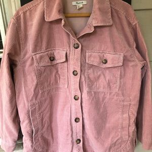 Madewell corduroy button down jacket size medium